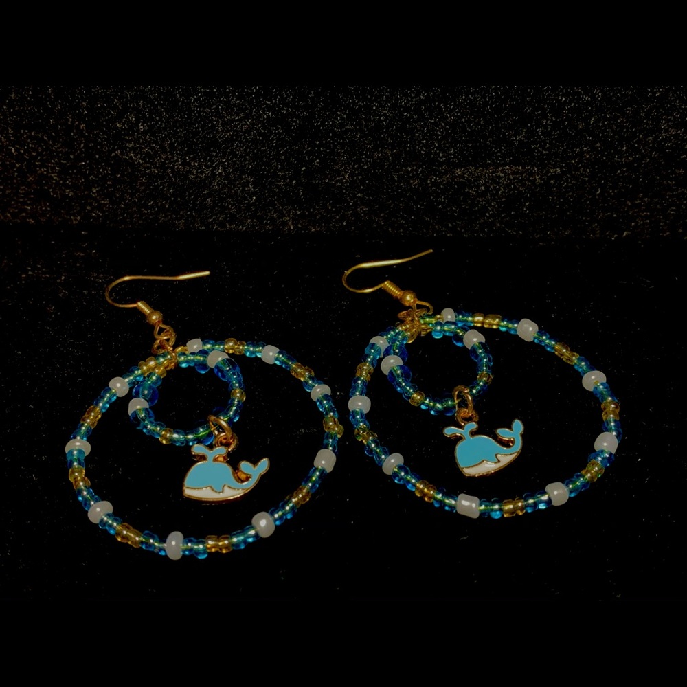 Glass bead jewelry set